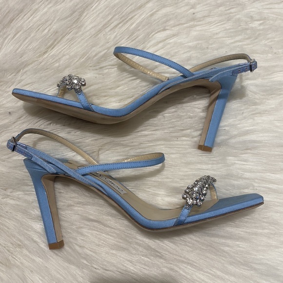 Jimmy Choo Meira Crystal slingback sandal size 39EU - Picture 4 of 13